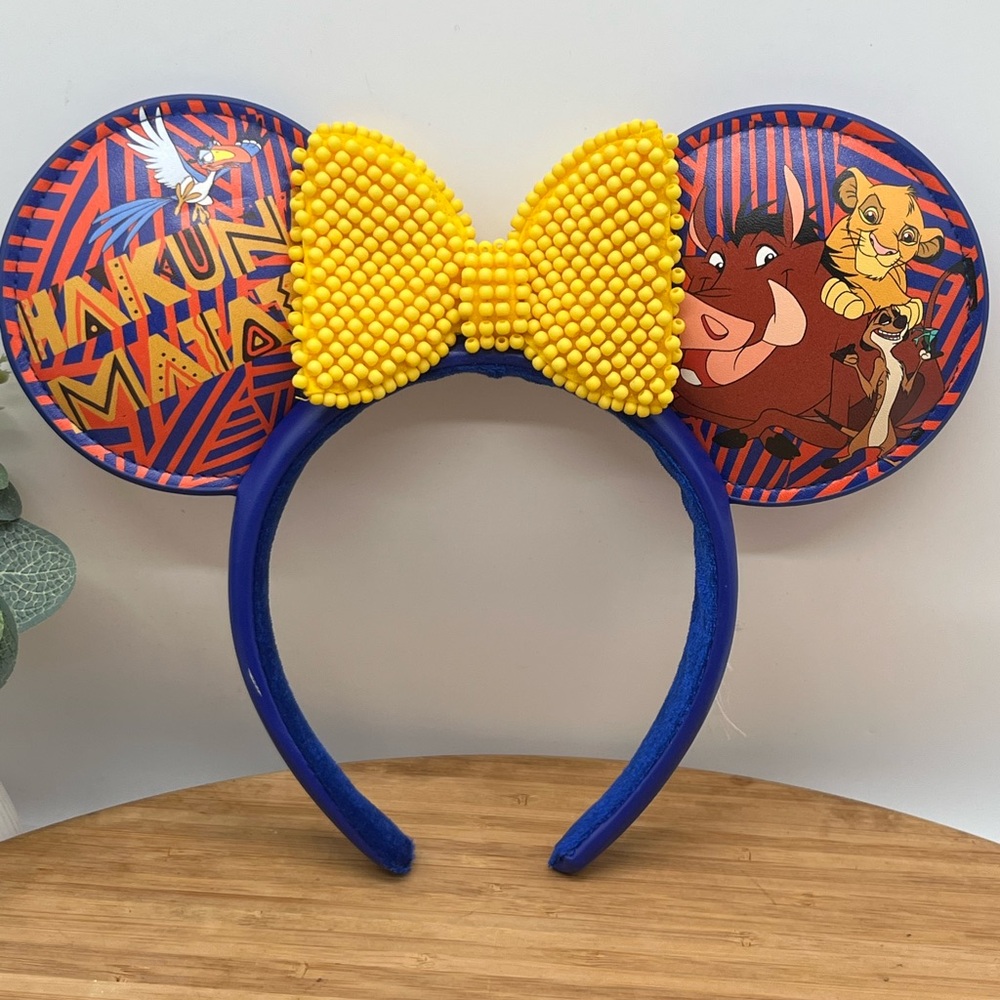 2024 Disney Parks Lion King Hakuna Matata SIMBA PUMBA TIMON Ears Headband.